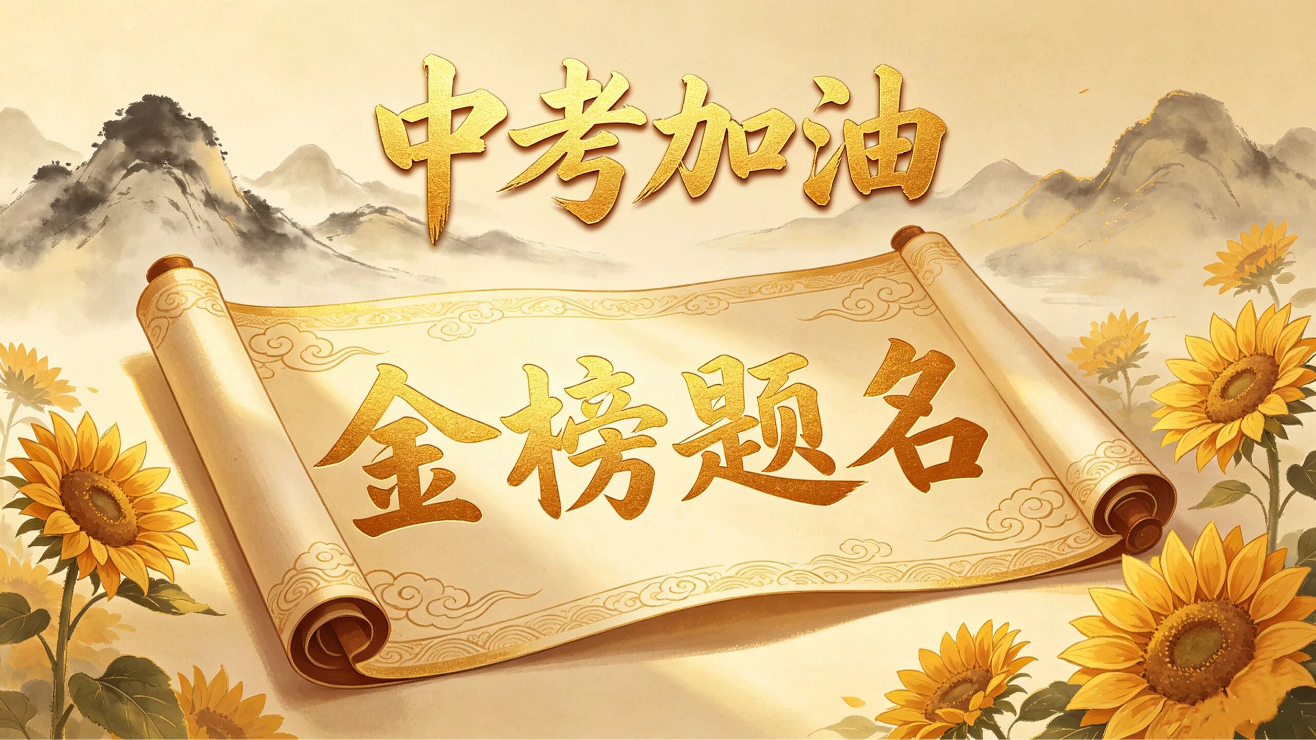 师心护航  中考梦圆